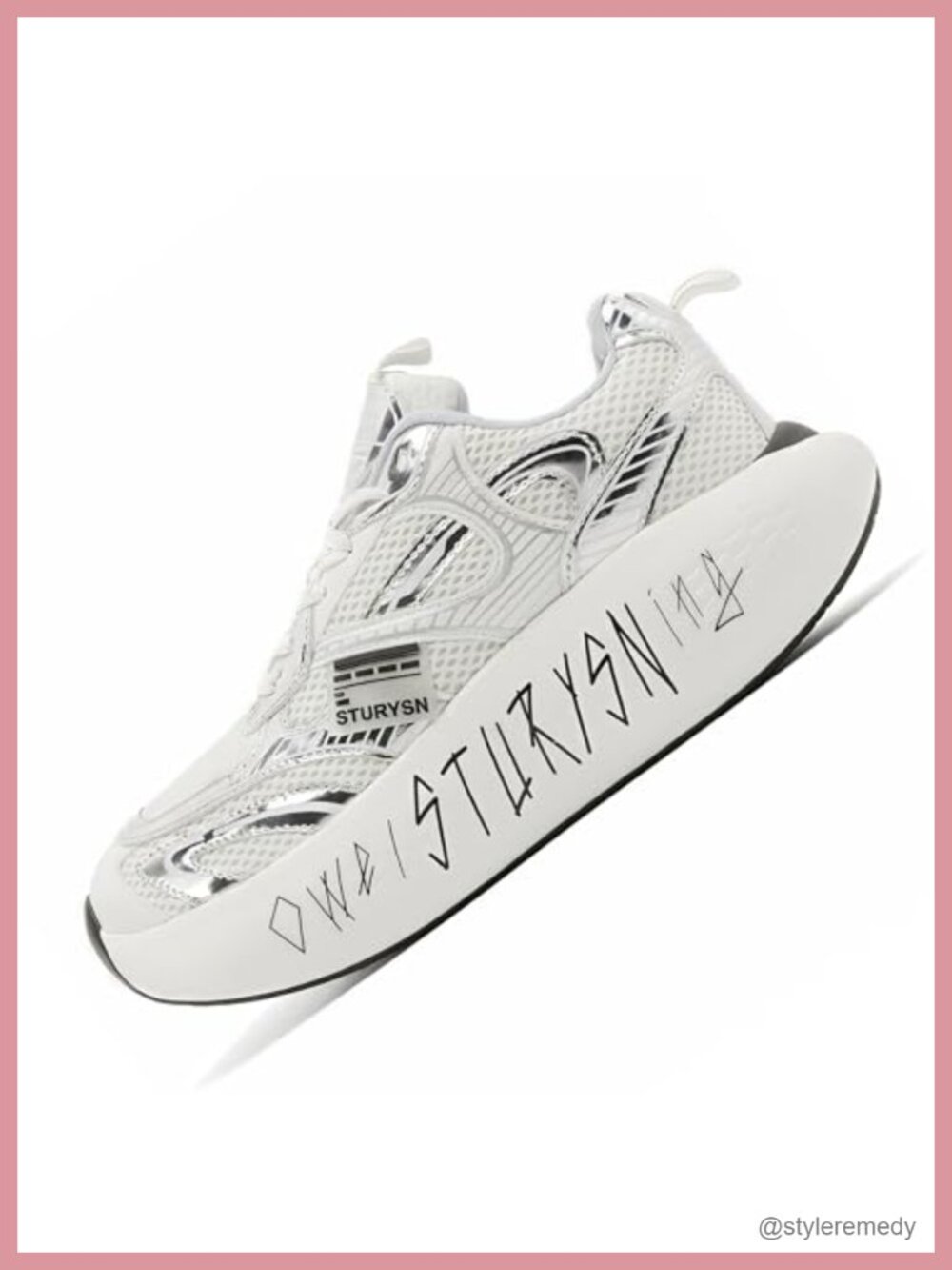 Unisex Chunky Platform Sneakers 2.3 Inch Height Increase Mesh for Women Men